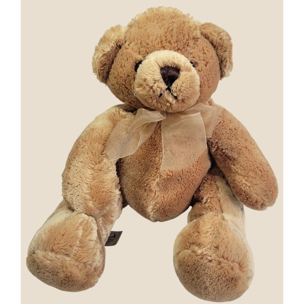 Color Rich Teddy Bear Plush Stuffed Animal Classic Soft Toy Gift Tan Brown 11in